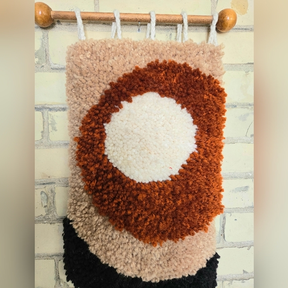 Vintage Hook Rug Wall Art - Picture 2 of 8